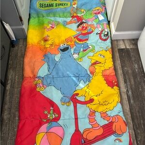 Vintage Sesame Street Colorful Sleeping Bag